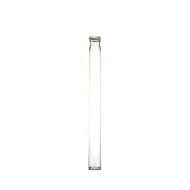 8 ml screw neck vial, flat bottom, dimensions ø 16.10 x 75 x 0.95 mm, tubular glass, type 1.