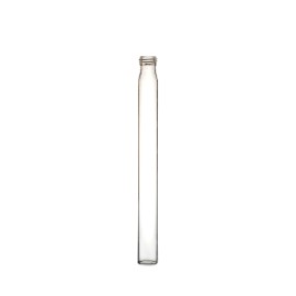 20 ml screw neck tubes, flat bottom, dimensions ø 17.75 x 125 x 1.05 mm, tubular glass, type 3.