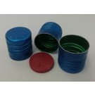 16 mm aluminium screw cap blue, suitable for vials and tubes with a capalu-16 screw thread